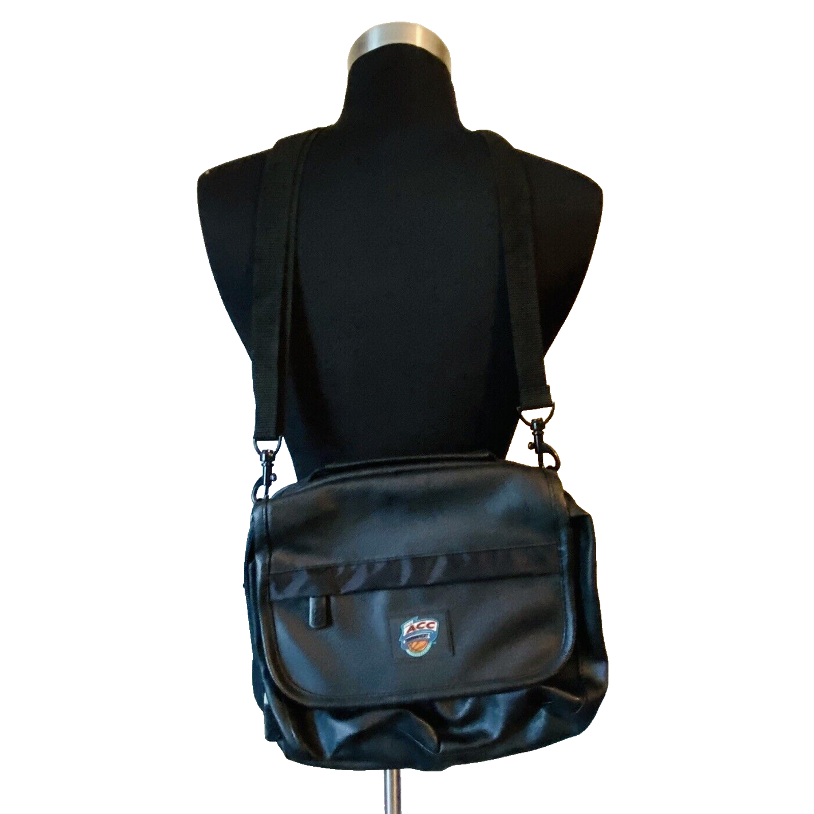 Vintage 2004 Acc Basketball Tournament Greensboro Nc Leather Bag
